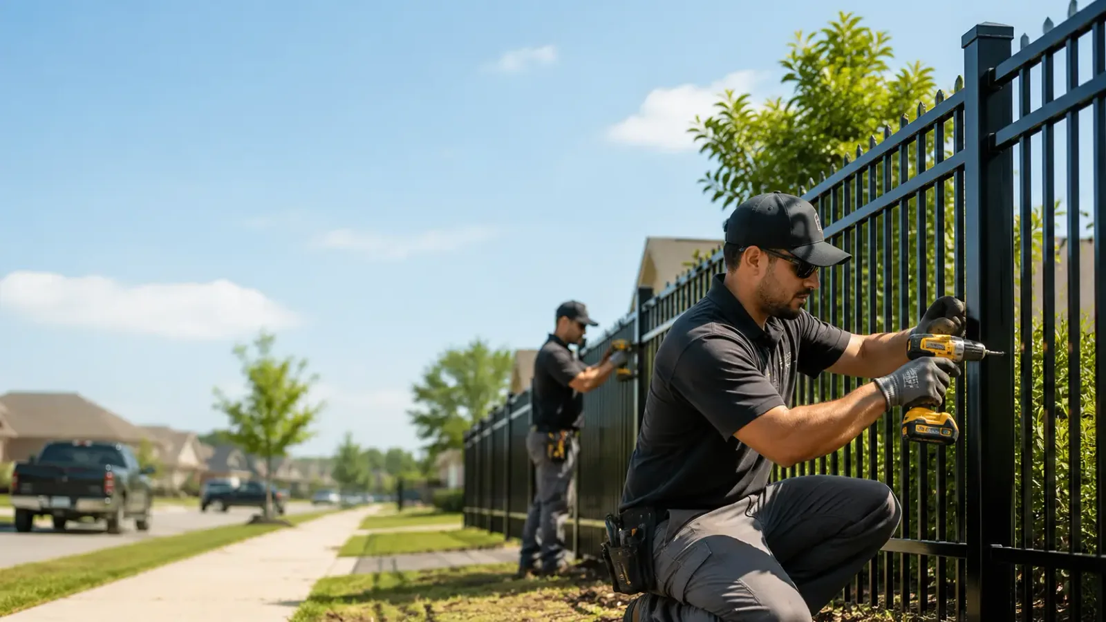 Metal Fence Installation in Mcqueeney, TX